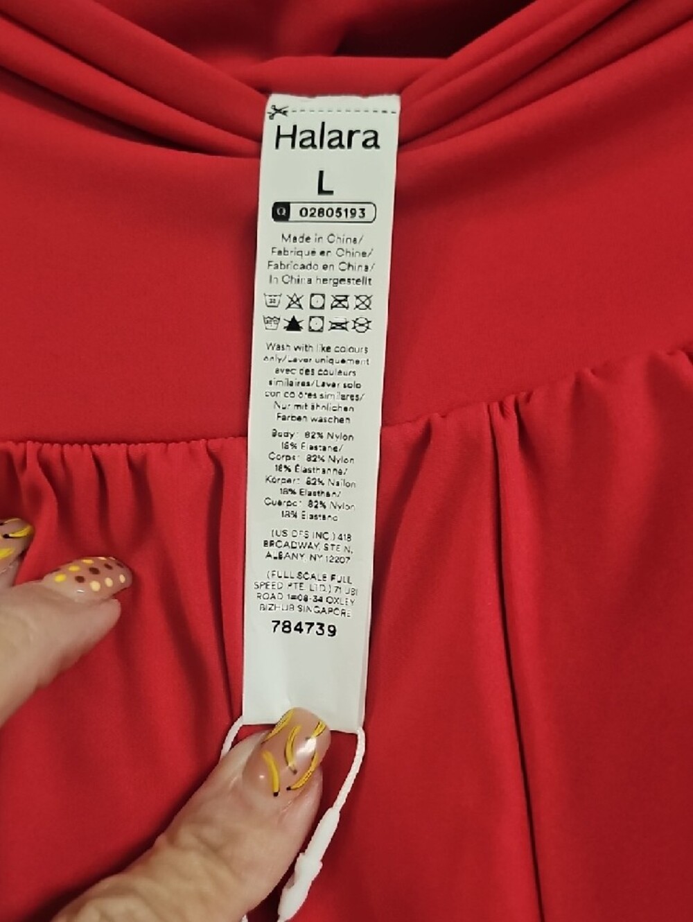 HALARA Pink-Red High Waist Pleated Skort Shorts - Picture 5 of 7